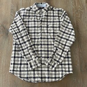 Men’s American Eagle Woven Button-Up | Large Tall | Classic Fit